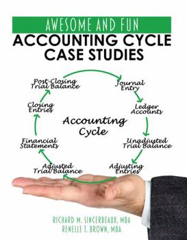 Spiral-bound Awesome and Fun Accounting Cycle Case Studies Book