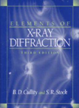 Paperback Elements of X-ray Diffraction Book