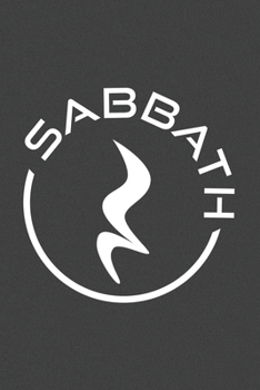 Paperback Sabbath Rest Journal: Lined Notebook, 120 Pages, 6 x 9, Soft Cover, Matte Finish, Music Theme, Dark Grey Color Book