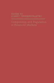 Paperback Competition and Regulation in Financial Markets Book