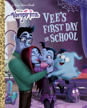 Hardcover Vee's First Day of School (Disney Junior: Vampirina) Book