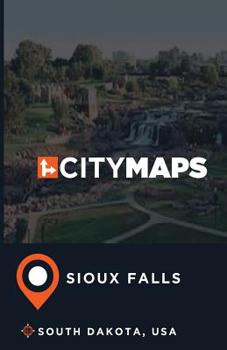 Paperback City Maps Sioux Falls South Dakota, USA Book