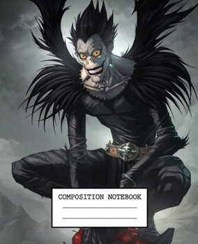 Composition Notebook: Death Note Soft Glossy Cover Wide Ruled Lined Pages Book 7.5 x 9.25 Inches 110 Pages