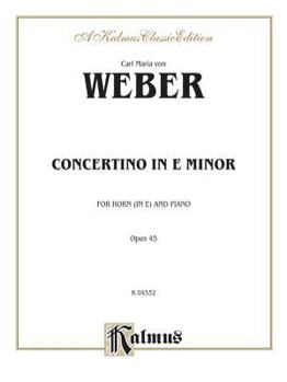 Paperback Concertino in E Minor, Op. 45 (Orch.): Part(s) Book