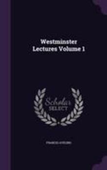 Hardcover Westminster Lectures Volume 1 Book