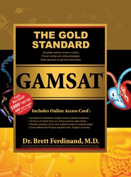 Hardcover The Gold Standard Gamsat Book