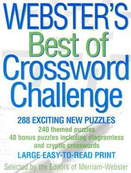 Paperback Webster's Best of Crossword Challenge Book