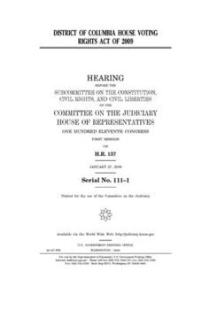 District of Columbia House Voting Rights Act of 2009