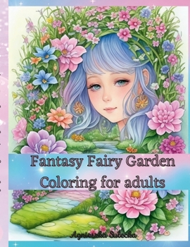 Paperback Fantasy Fairy Garden Coloring for Adults Book