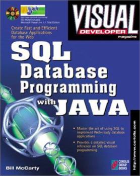 Paperback Visual Developer SQL & Java Database Programming, with CD Book
