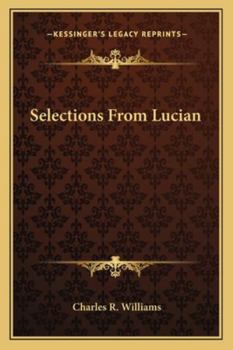 Paperback Selections From Lucian Book