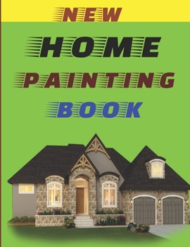 Home Painting Book: Home exteriors coloring book for kids. 8.5 x 11 inch. 50 pages.