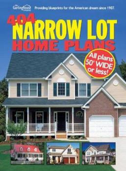 Paperback 404 Narrow Lot Home Plans Book