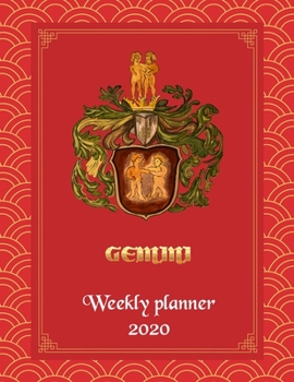 Paperback Gemini Weekly Planner 2020 - Weekly And Monthly Gemini Horoscope Planner and Calendar 2020 With Notes Book