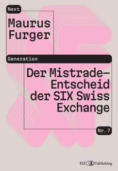 Paperback Der Mistrade-Entscheid der SIX Swiss Exchange [German] Book