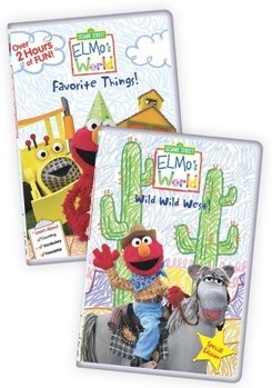 DVD Elmo's World: Favorite Things! / Wild Wild West! Book