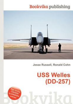 Paperback USS Welles (DD-257) Book