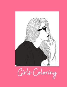 Girls Coloring: Size (8.5*11) pages 30 page