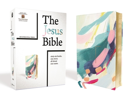 Imitation Leather The Jesus Bible, NIV Edition, Leathersoft, Multi-Color/Teal, Comfort Print Book