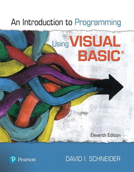 Paperback Introduction to Programming Using Visual Basic Book