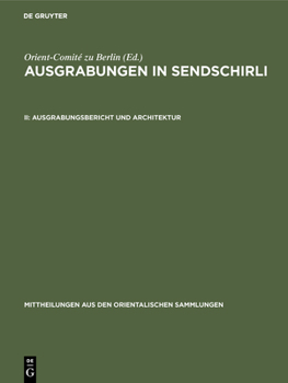 Hardcover Ausgrabungsbericht Und Architektur [German] Book
