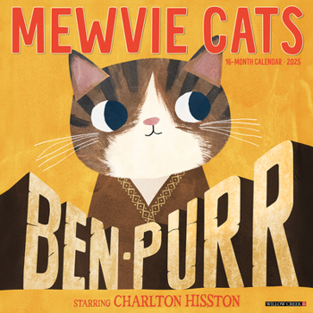 Unknown Binding Mewvie Cats 2025 12 X 12 Wall Calendar Book