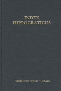 Hardcover Index Hippocraticus: Fasc. 1-4 (Set) [German] Book