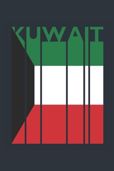 Vintage Kuwait Notebook - Kuwaiti Flag Writing Journal - Kuwait Gift for Kuwaiti Mom and Dad - Retro Kuwaiti Diary: Medium College-Ruled Journey Diary, 110 page, Lined, 6x9 (15.2 x 22.9 cm)