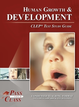 Hardcover Human Growth and Development CLEP Test Study Guide Book