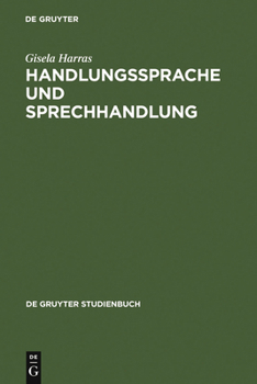 Hardcover Handlungssprache und Sprechhandlung [German] Book