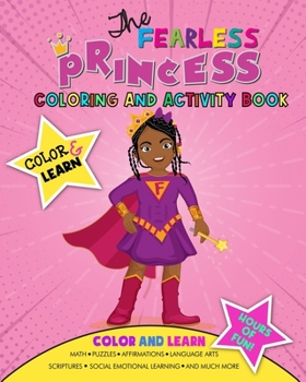 Paperback The Fearless Princess Coloring and Activity Book