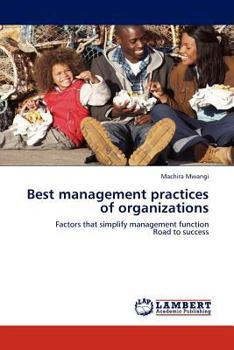 Paperback Best Management Practices of Organizations Book