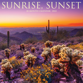 Calendar Sunrise, Sunset 2022 Wall Calendar Book