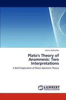 Paperback Plato's Theory of Anamnesis: Two Interpretations Book