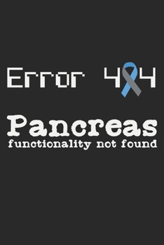Error 404 Pancreas Functionality Not Found: A5 Notizbuch, 120 Seiten gepunktet punktiert, Pankreas Bauchspeicheldrüse Diabetes Diabetiker Diabetikerin Zuckerkrankheit Zuckerkrank