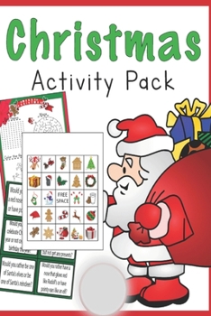 Paperback christmas activity pack: christmas activity pack size 6*9 112 pages Book
