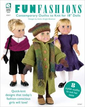 Paperback Fun Fashions Contemporary Outfits to Knit for 18" Dolls Book