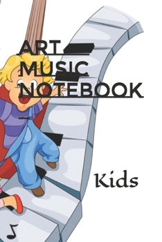 art music notebook: Kids