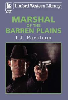 Paperback Marshal of the Barren Plains [Large Print] Book