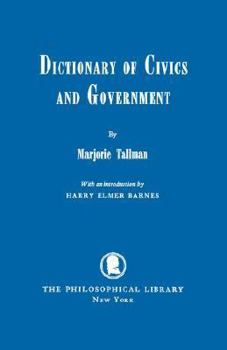 Paperback Dictionary of Civics and Government Book