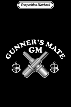 Composition Notebook: Coast Guard Gunner's Mate Insignia  Journal/Notebook Blank Lined Ruled 6x9 100 Pages