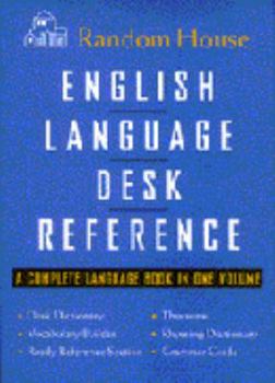 Paperback Random House English Language Desk Reference Book