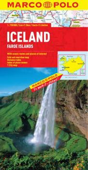 Map Iceland Marco Polo Map Book