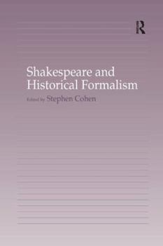 Paperback Shakespeare and Historical Formalism Book