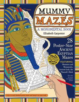 Paperback Mummy Mazes: A Monumental Book