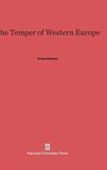 Hardcover The Temper of Western Europe Book