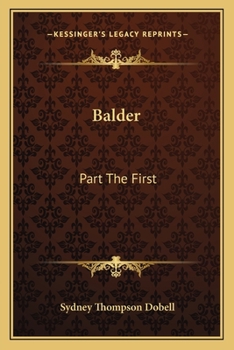 Paperback Balder: Part The First Book