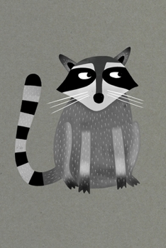 Notes: A Blank Lined Journal with Cute Raccoon Cover Art