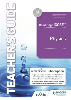 Paperback Cambridge IGCSE™ Physics Teacher’s Guide with Boost Subscription Booklet Book