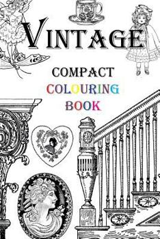 Paperback Vintage Compact Colouring Book